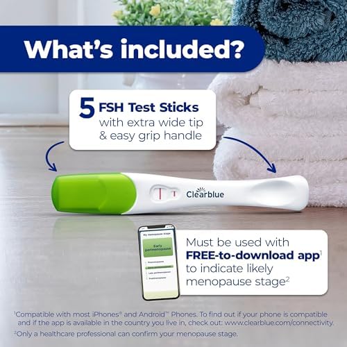CLEARBLUE MENOPAUSE STAGE INDCTR STK 5CT