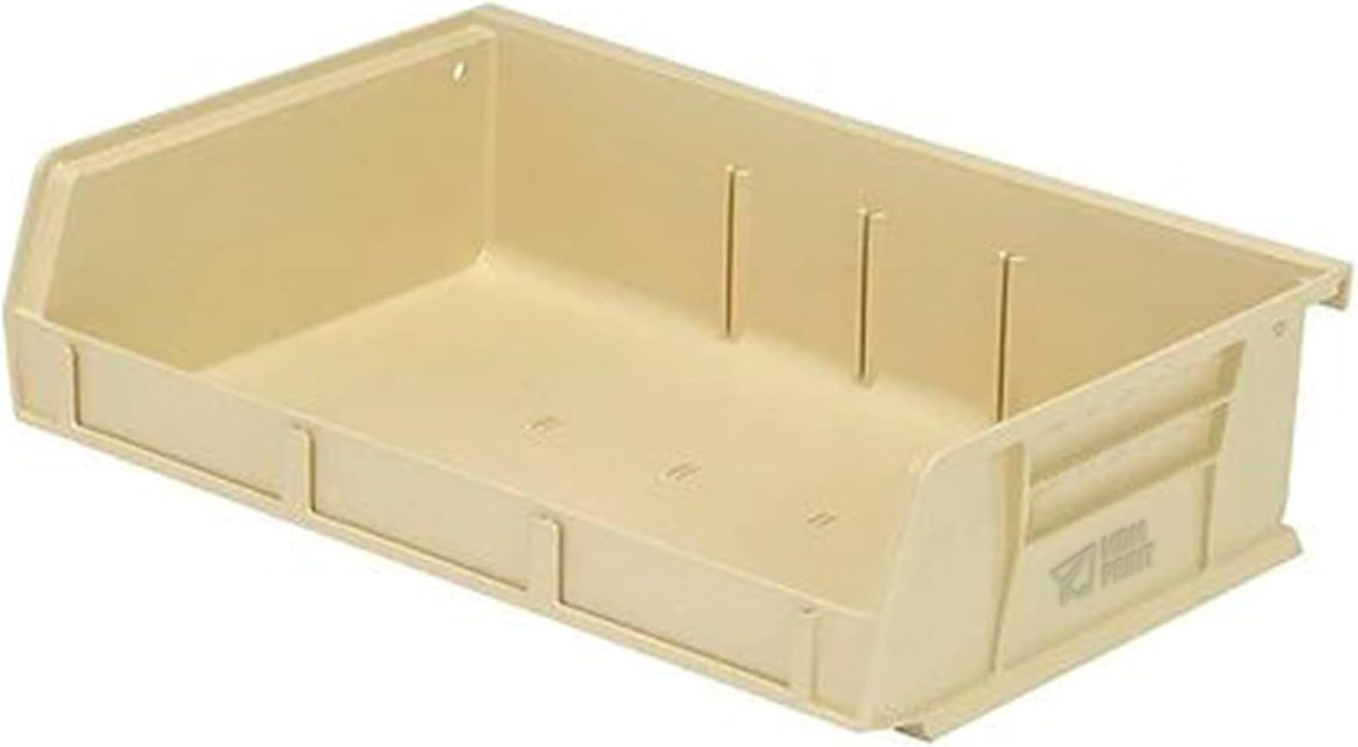 STACK SHLF BIN 12"X11"X7" IVORY 6CT DS
