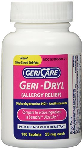 GERI-DRYL ALRG RFL TB 25MG 400