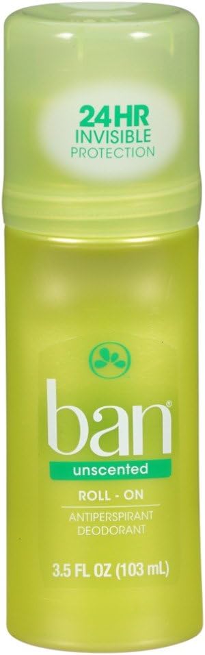 BAN DEODORANT UNSCENTED    3.5Z