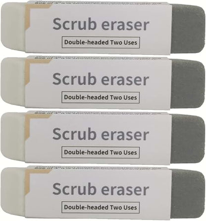 CLi 2 Sided Ink and Pencil Eraser - White & Gray