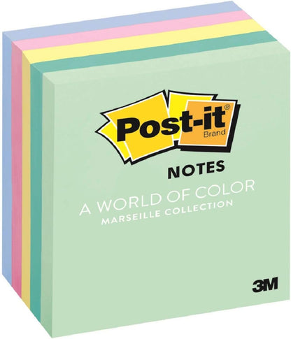 Post-it Brand Notes Pastel 3" x 3" 4 Count