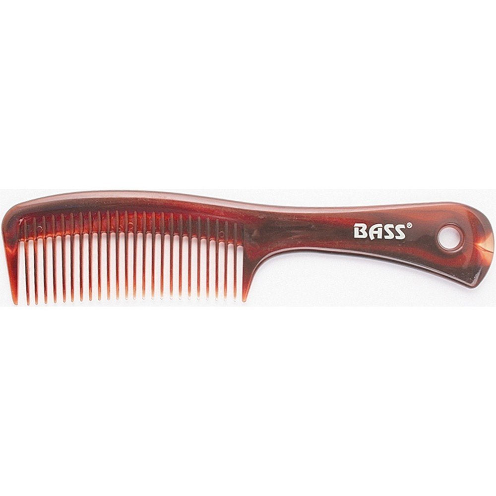BASS BRUSHES COMB,WOOD,MED,WIDE TOOTH