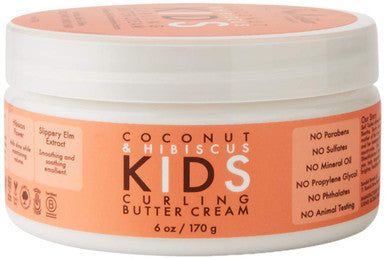 Shea Moisture Kids Curling Cream Coconut/Hibiscus 6oz Jar