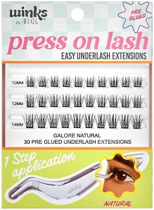 Ardell Press On Underlash Extensions - Wispies Natural, 30 count