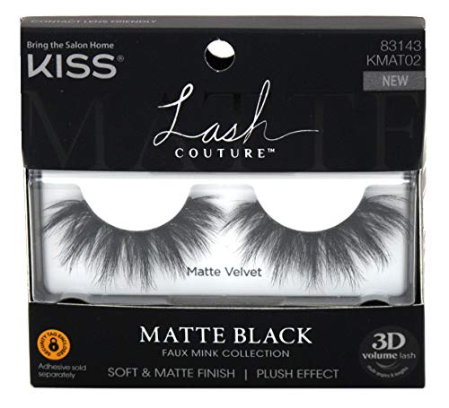 KISS Lash Couture 3D Faux Mink Lashes - Matte Velvet
