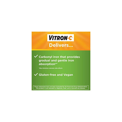 VITRON-C IRON+VIT C FOR WMN TAB 60CT