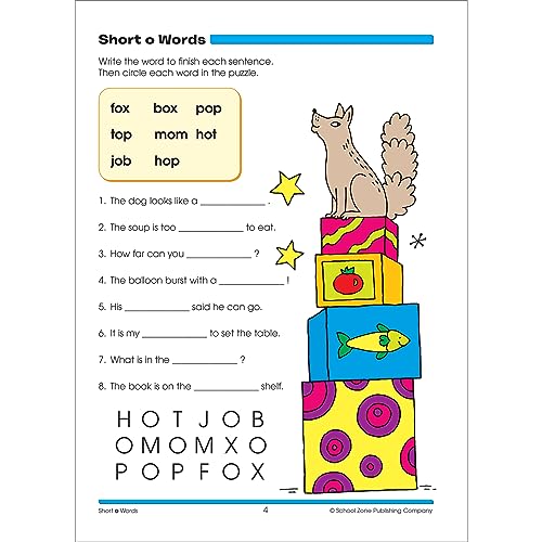 School Zone Spelling Puzzles Grades 1-2 Deluxe Edition