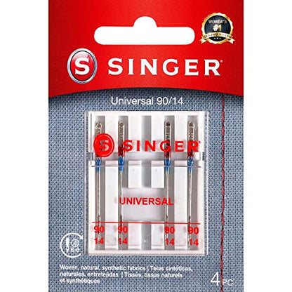 SINGER Regular Point Machine Needles, 4 Count, Size 80/11