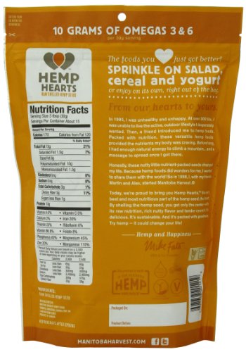 MANITOBA HARVEST HEMP HEART SEEDS,SHELLED