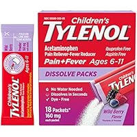 TYLENOL E/S POWDER PACKET BERRY 12CT