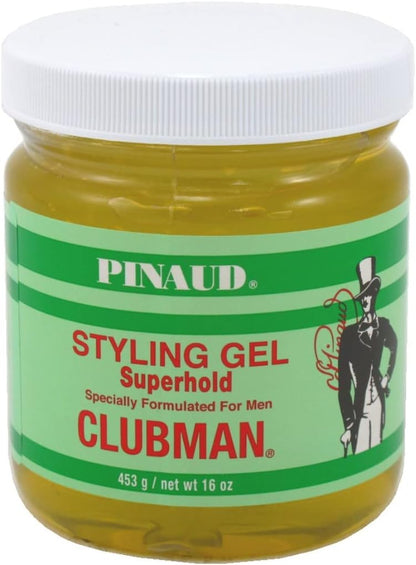 CLUBMAN STYLING GEL 3-3/4OZ TB