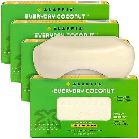 ALAFFIA GOOD BAR SOAP,COCONUT