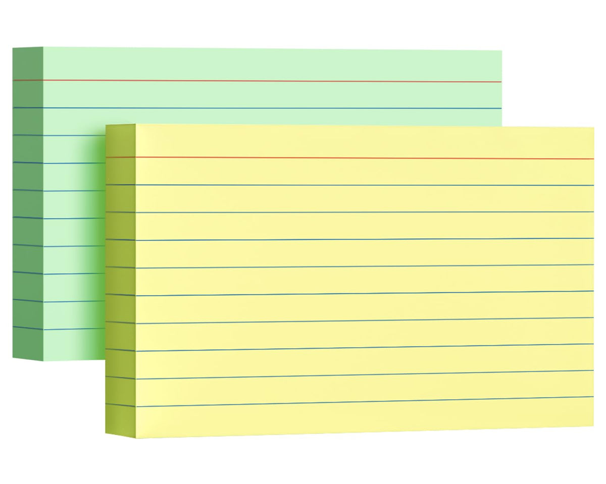 iScholar Assorted Colors 3" x 5" Index Cards