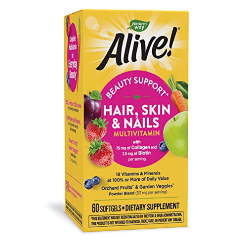 ALIVE MULTIVIT HAIR SKIN NAIL SFTGL 60CT
