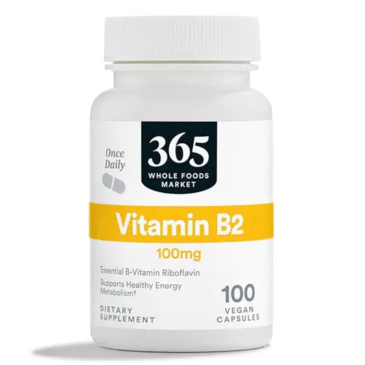 VIT B-2 100MG CAP 100CT NAT TRU