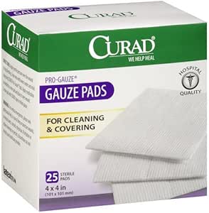 CURAD PRO-GUAZE PA 25 3X3N STR