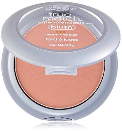 L'ORÉAL PARIS True Match Super-Blendable Blush, Soft Powder Texture, N3-4 Innocent Flush, 0.21 oz.