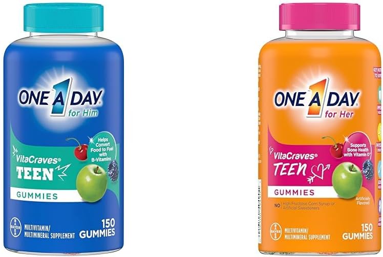ONE-A-DAY VITAC TEEN FOR HER GUMMY 60CT