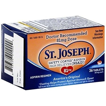 ST JOSEPH ASPIRIN 81MG EC TABLET 120CT