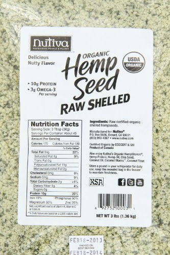 NUTIVA HEMPSEED OIL,OG2