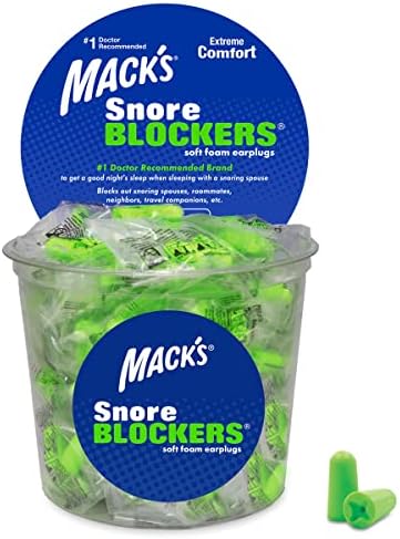 MACK'S SNORE BLOCKER EARPLUGS 12 CT
