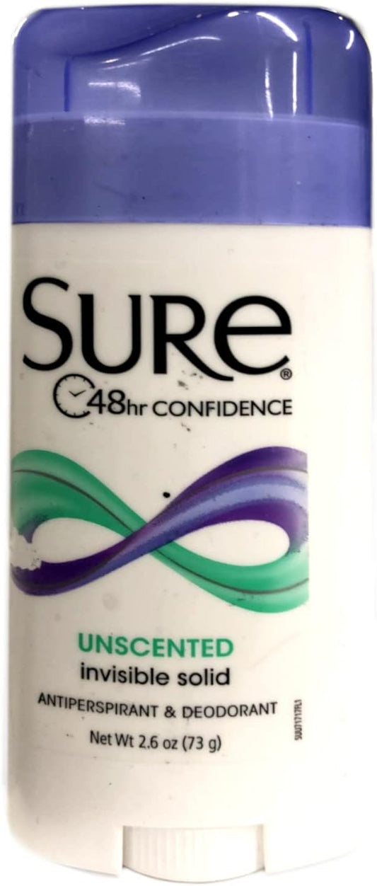 SURE A/P INV SOLID UNSCENTED 2.6OZ