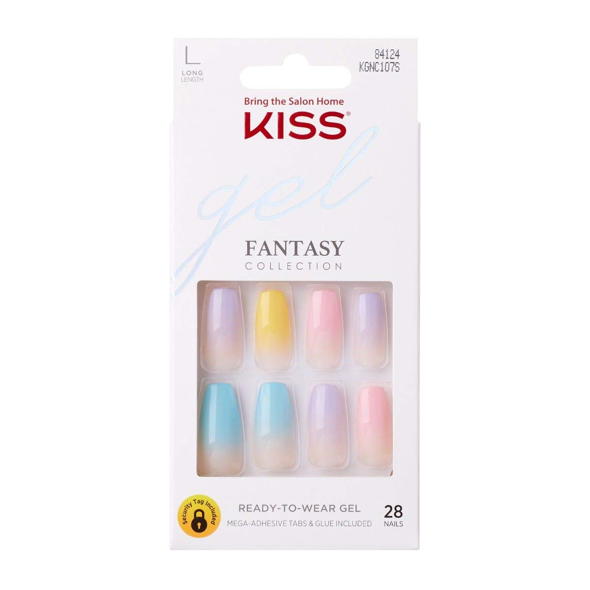KISS Gel Fantasy Allure Nails - Space