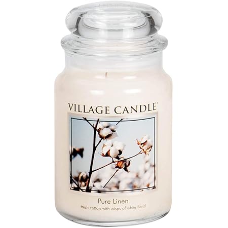 Village Candle Medium Glass Apothecary Jar Candle - Fresh Lemon