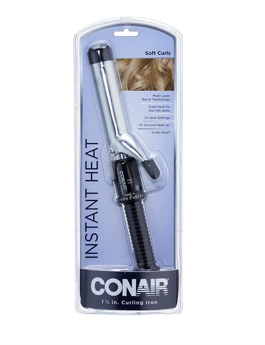 CONAIR Instant Heat Flat Iron, 1"