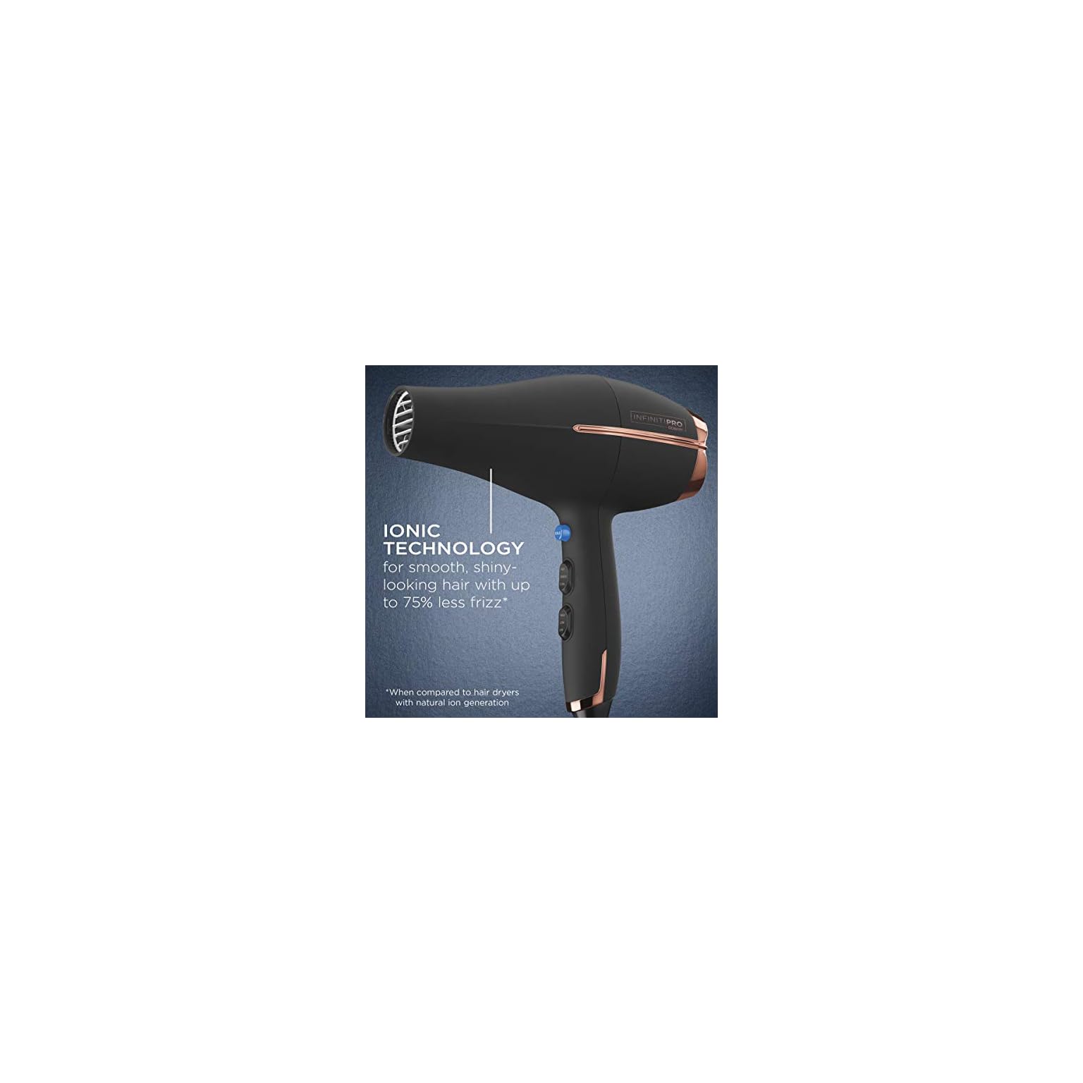CONAIR 1875 Watt Turbo Hair Dryer - Blue & Black