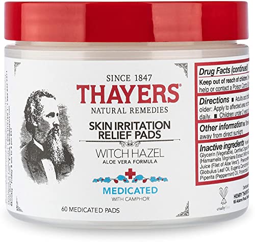 WITCH HAZEL,MEDICATD PADS