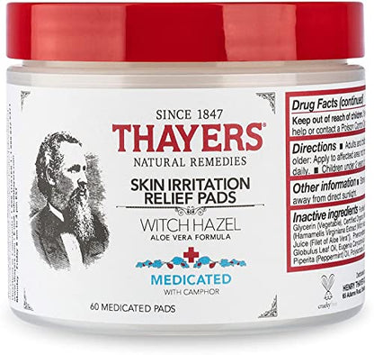 WITCH HAZEL,MEDICATD PADS
