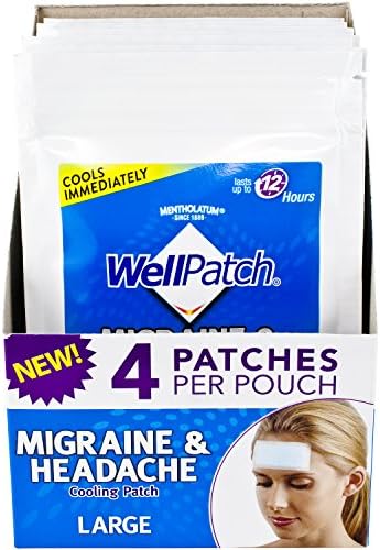 WELLPATCH MIGRAINE COOLING PATCH 4CT