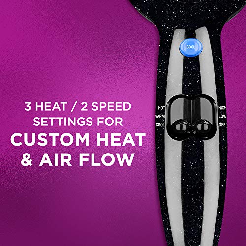 CONAIR 1875 Watt Ionic Turbo Full-Size Hair Dryer - Black
