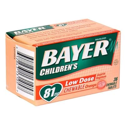 BAYER ASPIRIN LO DOSE CHWTAB CHERRY 36CT