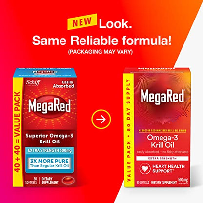 MEGARED OMGEA-3 KRILL OIL GC 80