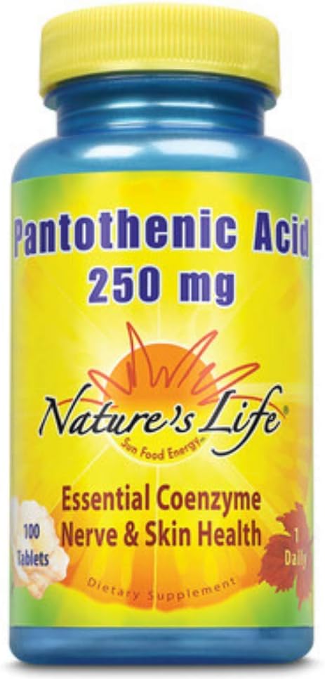 NATURE'S WAY PANTOTHENIC ACID 250MG