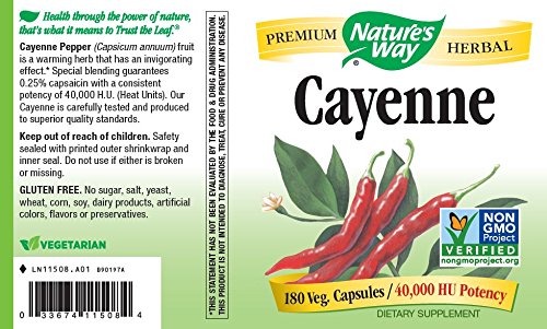 NATURE'S WAY CAYENNE PEPPER