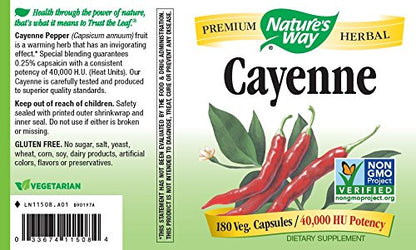 NATURE'S WAY CAYENNE PEPPER