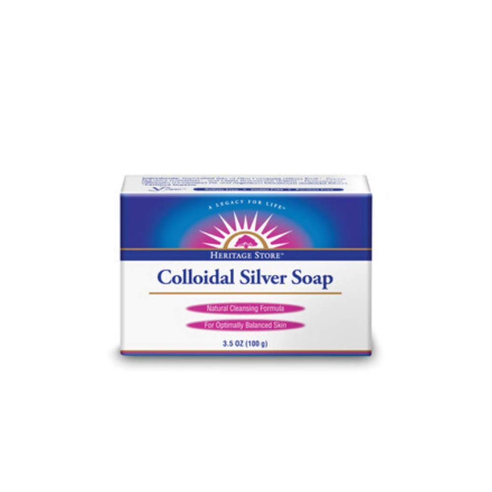 HERITAGE STORE BAR SOAP,COLLOIDAL SILVER