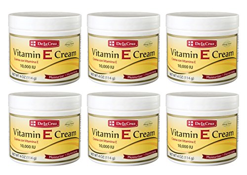 De La Cruz Moisturizing Vitamin E Cream, 4 oz