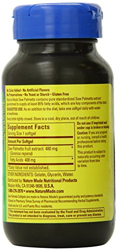 SAW PALMETTO 2400MG CAP 120CT NAT TRU