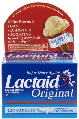 LACTAID CAPLET ORIGINAL 120CT
