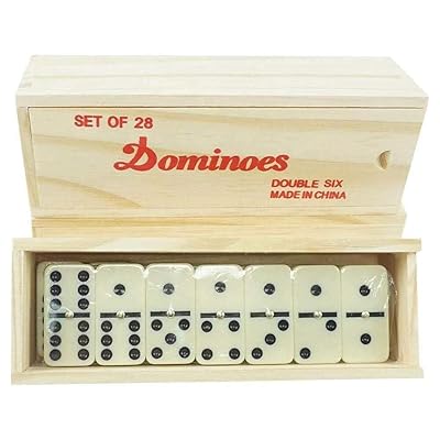Cardinal Dominoes Double Six With Wooden Case