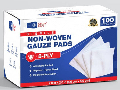 B/A GAUZE PADS DS 25 2X2N SMALL