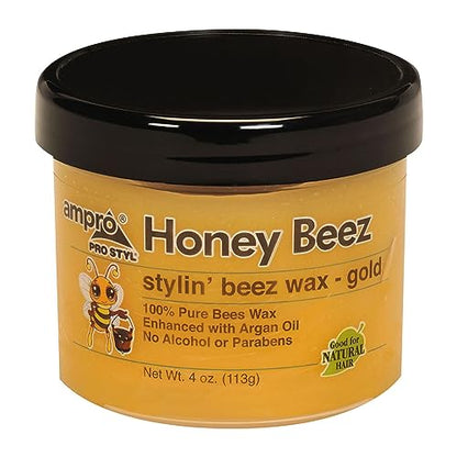 AMPRO HONEY BEEZ WAX BLACK  4z