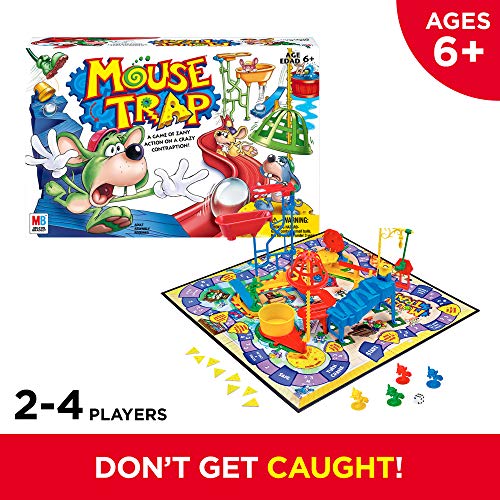 Hasbro Mouse Trap Board Game for Kids Ages 6 and Up, Classic Kids Game