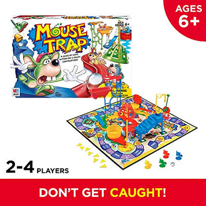 Hasbro Mouse Trap Board Game for Kids Ages 6 and Up, Classic Kids Game