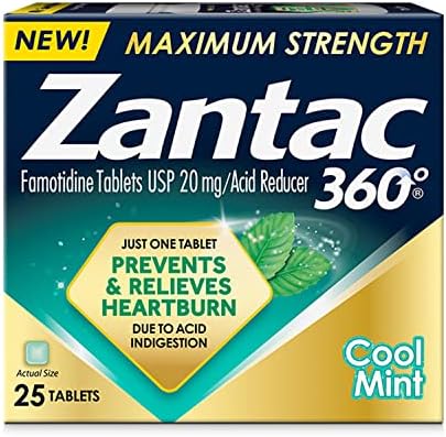 ZANTAC 360 COOL MINT 20 MG TAB 25